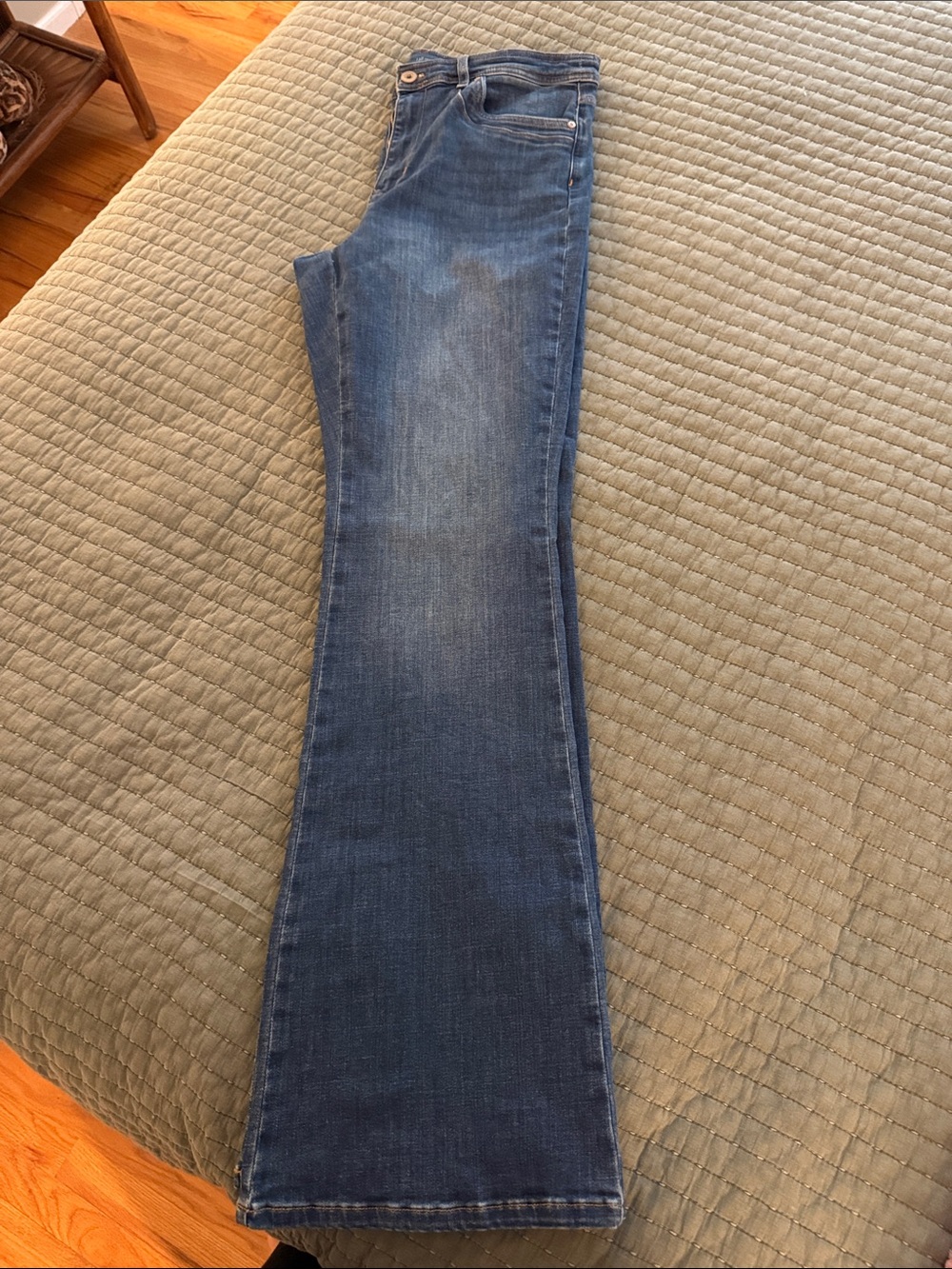 J. Jill Dark Blue Flare-Leg Jeans